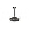 Gessi Anello Верхний душ d21,8 см, высота под заказ, 1 вид струи, цвет: black metal brushed PVD 63450#707