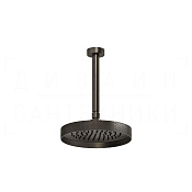 Gessi Anello Верхний душ d30 см, потолочный кронштейн, 1 вид струи, цвет: aged bronze 63452#187