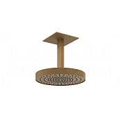 Gessi Anello Верхний душ d30 см, потолоч. высота под заказ, 1 вид струи, цвет: antique brass 63470#713