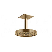 Gessi Anello Верхний душ d30 см, потолоч. высота под заказ, 1 вид струи, цвет: warm bronze PVD 63470#735