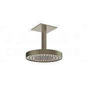 Gessi Ingranaggio Верхний душ d30 см, высота под заказ, 1 вид струи, цвет: finox brushed nickel 63570#149