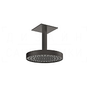 Gessi Ingranaggio Верхний душ d30 см, высота под заказ, 1 вид струи, цвет: black metal brushed PVD 63570#707