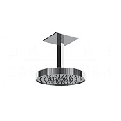 Gessi Ingranaggio Верхний душ d30 см, потолочный кронштейн, 1 вид струи, цвет: chrome 63572#031