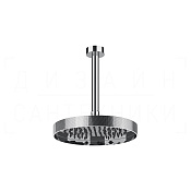 Gessi Inverso Верхний душ d25 см, потолочный кронштейн, 1 вид струи, цвет: chrome 63650#031