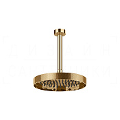 Gessi Inverso Верхний душ d25 см, потолоч. высота под заказ, 1 вид струи, цвет: warm bronze PVD 63653#735