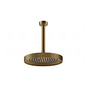 Gessi Inverso Верхний душ d25 см, потолочный кронштейн, 1 вид струи, цвет: deep bronze brushed PVD 63750#791