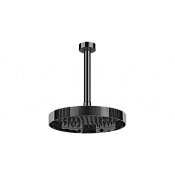 Gessi Inverso Верхний душ d25 см, потолоч. высота под заказ, 1 вид струи, цвет: black metal PVD 63753#706