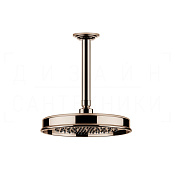 Gessi Venti20 Верхний душ d22,9 см, потолоч. высота под заказ, 1 вид струи, цвет: copper PVD 65150#030