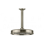 Gessi Venti20 Верхний душ d22,9 см, высота под заказ, 1 вид струи, цвет: finox brushed nickel 65150#149