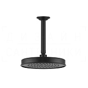 Gessi Venti20 Верхний душ d22,9 см, потолоч. высота под заказ, 1 вид струи, цвет: matte black 65150#299
