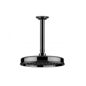 Gessi Venti20 Верхний душ d22,9 см, потолоч. высота под заказ, 1 вид струи, цвет: black metal PVD 65150#706