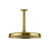 Gessi Venti20 Верхний душ d32,8 см, потолоч. высота под заказ, 1 вид струи, цвет: gold brushed 65155#716