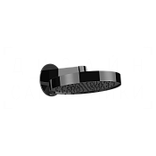 Gessi Ventaglio Верхний душ d30 см, настенный кронштейн, 1 вид струи, цвет: black metal PVD 66049#706