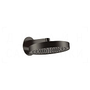 Gessi Ventaglio Верхний душ d30 см, настенный кронштейн, 1 вид струи, цвет: black metal brushed PVD 66049#707