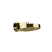 Gessi Ventaglio Верхний душ d30 см, настенный кронштейн, 1 вид струи, цвет: brass PVD 66049#710