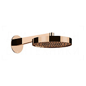 Gessi Ventaglio Верхний душ d30 см, настенный кронштейн, 1 вид струи, цвет: copper PVD 66068#030