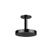 Gessi Ventaglio Верхний душ d30 см, потолоч. высота под заказ, 1 вид струи, цвет: black metal PVD 66070#706