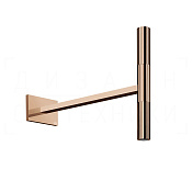 Gessi Incastri Верхний душ d3,2 см, настенный кронштейн, 1 вид струи, цвет: copper PVD 75148#030
