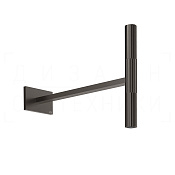 Gessi Incastri Верхний душ d3,2 см, настенный кронштейн, 1 вид струи, цвет: black metal brushed PVD 75148#707