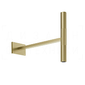 Gessi Incastri Верхний душ d3,2 см, настенный кронштейн, 1 вид струи, цвет: brushed brass PVD 75148#727