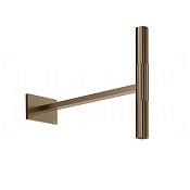 Gessi Incastri Верхний душ d3,2 см, настен. кронштейн, 1 вид струи, цвет: coffee bronze brushed PVD 75148#761