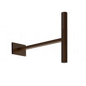 Gessi Incastri Верхний душ d3,2 см, настенный кронштейн, 1 вид струи, цвет: dark bronze 75148#845