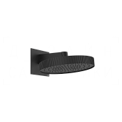 Gessi Incastri Верхний душ d30 см, настенный кронштейн, 1 вид струи, цвет: matte black 75149#299