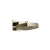 Gessi Incastri Верхний душ d30 см, настенный кронштейн, 1 вид струи, цвет: nickel PVD 75149#720