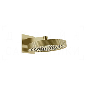 Gessi Incastri Верхний душ d30 см, настенный кронштейн, 1 вид струи, цвет: brushed brass PVD 75149#727