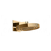 Gessi Incastri Верхний душ d30 см, настенный кронштейн, 1 вид струи, цвет: warm bronze PVD 75149#735