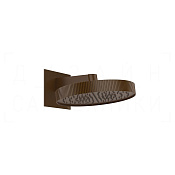 Gessi Incastri Верхний душ d30 см, настенный кронштейн, 1 вид струи, цвет: dark bronze 75149#845