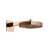 Gessi Incastri Верхний душ d30 см, настенный кронштейн, 1 вид струи, цвет: copper PVD 75168#030