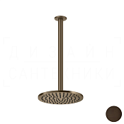 Gessi Goccia Верхний душ d20,2 см, потолоч. высота под заказ, 1 вид струи, цвет: dark bronze 33664#845