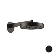Gessi Ventaglio Верхний душ d30 см, настенный кронштейн, 1 вид струи, цвет: aged bronze 66068#187
