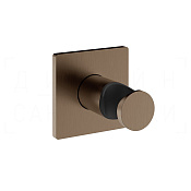 Gessi Inverso Держатель для ручного душа неподвижный, цвет: coffee bronze brushed PVD 73057#761