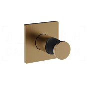 Gessi Inverso Держатель для ручного душа неподвижный, цвет: deep bronze brushed PVD 73057#791