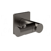 Gessi Inverso Держатель для ручного душа поворотный, цвет: black metal brushed PVD 73060#707