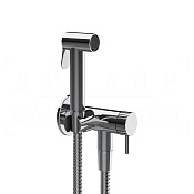 Gessi Incastri Гигиенический душ с смесителем, внешняя часть, шланг 125 см, цвет: chrome 75530#031