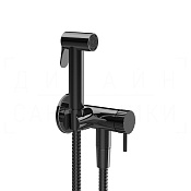 Gessi Incastri Гигиенический душ с смесителем, внешняя часть, шланг 125 см, цвет: black metal PVD 75530#706