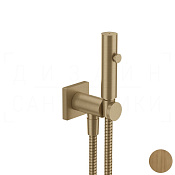 Gessi Rilievo Гидроершик без смесителя, шланг 125 см, цвет: antique brass 59151#713