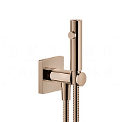 Gessi Total Look Гигиенический душ без смесителя, с зап. клапаном, шланг 125 см, цвет: copper PVD 59153#030