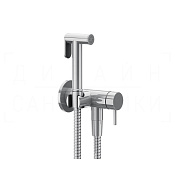 Gessi Total Look Гигиенический душ с смесителем, внешняя часть, шланг 125 см, цвет: chrome 45130#031
