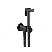 Gessi Total Look Гигиенический душ без смесителя, шланг 125 см, цвет: black metal PVD 14331#706
