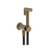 Gessi Total Look Гигиенический душ без смесителя, шланг 125 см, цвет: antique brass 14331#713