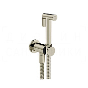 Gessi Total Look Гигиенический душ без смесителя, шланг 125 см, цвет: nickel PVD 14331#720