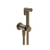 Gessi Total Look Гигиенический душ без смесителя, шланг 125 см, цвет: coffee bronze brushed PVD 14331#761