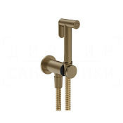 Gessi Total Look Гигиенический душ без смесителя, шланг 125 см, цвет: deep bronze brushed PVD 14331#791