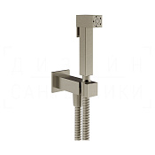 Gessi Rettangolo Гигиенический душ без смесителя, шланг 125 см, цвет: finox brushed nickel 20023#149