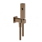 Gessi Total Look Гидроершик без смесителя, шланг 125 см, цвет: copper brushed PVD 33823#708