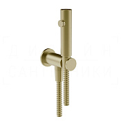 Gessi Total Look Гидроершик без смесителя, шланг 125 см, цвет: brushed brass PVD 45121#727